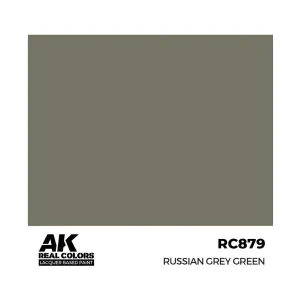 Русский Серый Зеленый, Paint - Real Color, Dropper Bottles (AK-Interactive)