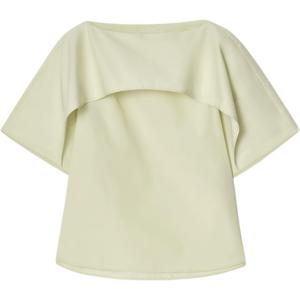 COS Футболка женская светло-зеленая