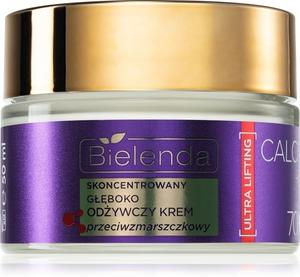Концентрированный глубоко питательный крем против морщин с кальцием и Q10 на 70+ дней, ежедневный антивозрастной укрепляющий крем Bielenda, 50 мл