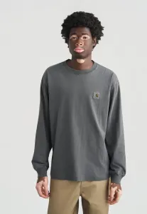 Футболка с длинными рукавами "нельсон" Carhartt Wip, Black Garment Dyed