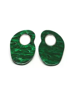 Женские абстрактные серьги-подвески Sohi, green