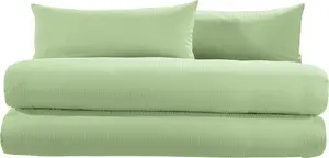 Комплект постельного белья Bedding Value Pack Wertingen, 4 предмета, нефрит, 2 шт., 135x200 см + 2 шт., 40x80 см Erwin Müller