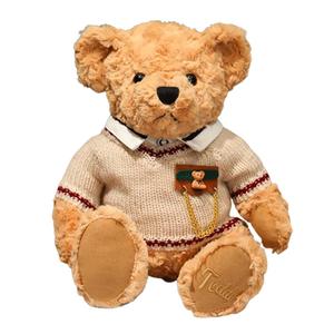 Плюшевый мишка Knit Style, милые и очаровательные плюшевые куклы Bobby Bear