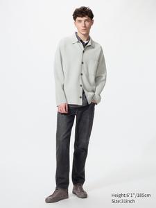Прямые джинсы slim Uniqlo, 07 grey
