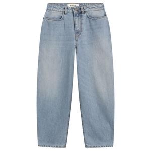 Джинсы с высокой талией и скульптурным дизайном Róhe, classic синий