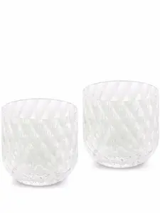 Набор стопок из муранского стекла, 6 см, Dolce & Gabbana, белый