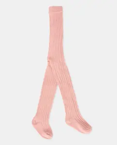 Базовый ребристый боди для девочки-младенца Cotton Juice, розовый