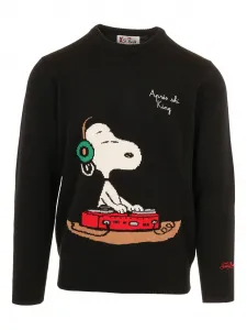 Свитер Heron из коллаборации с Peanuts Mc2 Saint Barth, черный