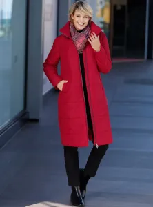 Стеганое пальто Classic Basics, красный