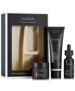 Набор из 3 предметов для преображения кожи с маслом ши для лица Buttah Skin, multi/none