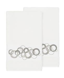 Набор из 2 банных полотенец Annabelle с декором Linum Home, белый