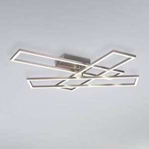 Светодиодный потолочный светильник Reality Leuchten Corso, железо - 1-пламень - серебро