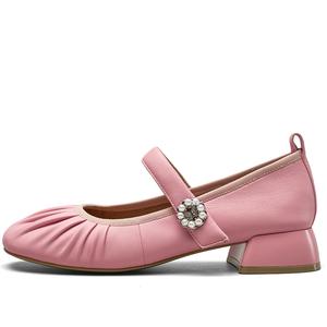 YEARCON Женские туфли Мэри Джейн экрю, цвет Ecru