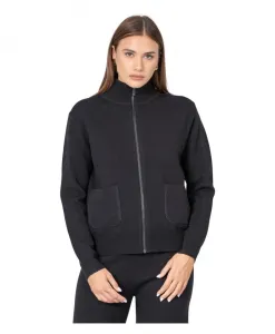 Приталенный, облегающий жакет с высоким воротником. Kocca, черный