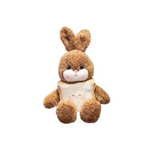 Милые плюшевые куклы Hamburger Puffy Bunny высотой 35см/45см OUYIN, коричневый