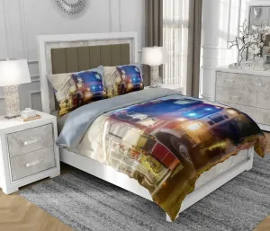 Постельное белье 200х220 см + 2х70х80 см, 3-х предметное, 100% хлопок, сатин, молния, разноцветное - | So.0327 SOVIO