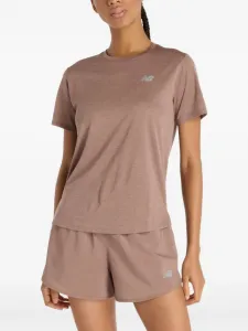 Футболка с логотипом New Balance, коричневый