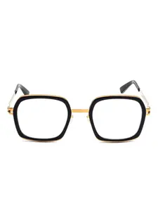 Геометрические очки с золотым акцентом Mykita, золотой