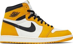 Кроссовки Air Jordan 1 Retro High OG 'Yellow Ochre', желтый