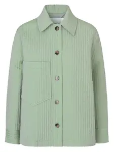 Стеганая куртка с накладным карманом Samsoe Samsoe, зеленый