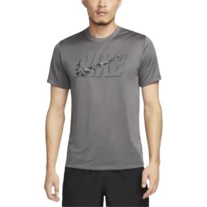 Nike Футболка мужская серая с круглым вырезом