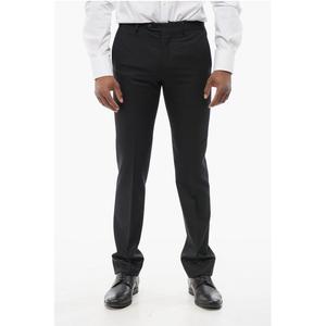 Брюки LEADER из натуральной шерсти с карманами потайного типа Corneliani, Black