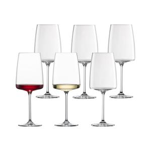 Бокал для вина Weingläser Vivid Senses 660 мл набор 6 штук прозрачный Zwiesel Glas, прозрачный