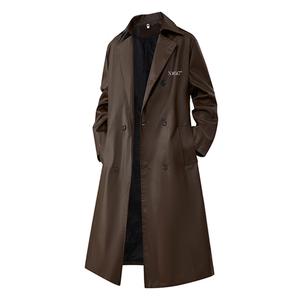 Пальто Unisex Lapel Moderate X1617, coffee coat