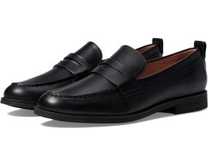 Женские черные кожаные туфли Cole Haan Stassi Penny Loafer с круглым носком RHS5699 Cole Haan, черный