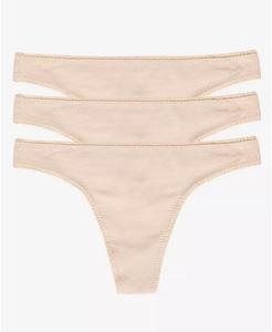 Женские хлопковые трусики G, набор из 3 шт. 1412P3 On Gossamer, бежевый