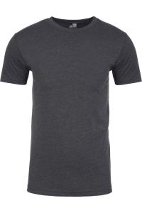 Футболка унисекс из замши Next Level, цвет heather metal