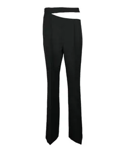 Шерстяные брюки - классическая модель Rã³He, черный