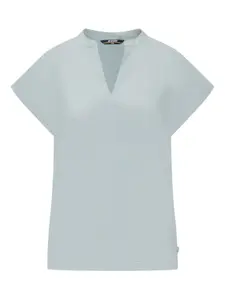 Футболка с V-образным вырезом K-Way, синий