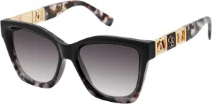 Привлекательные прямоугольные солнцезащитные очки для женщин от Джессики Симпсон Jessica Simpson, Black Oatmeal