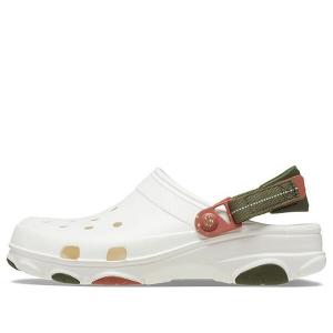 Кроссовки all terrain clogs 'white green' Crocs, белый