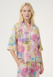 Блузка на пуговицах CUVALERIE ANDREA Culture, желтый