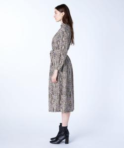 Платье с принтом Сараса