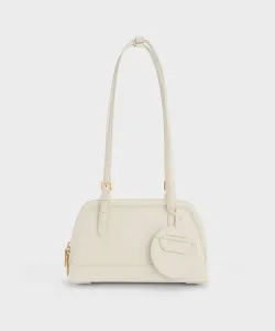 Сумка Enola с удлиненной ручкой Charles & Keith, цвет Cream