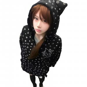 Толстовка Unisex Hooded Moderate Regular NEVER RULE, черный fleece-lined