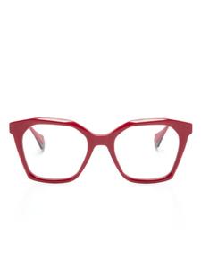 GIGI STUDIOS очки Ashira в массивной оправе, красный