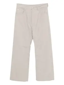 Широкие брюки Geth Rick Owens, серый