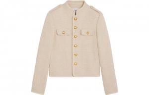 Пиджак женский Celine на пуговицах, бежевый