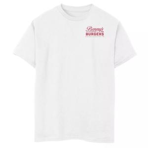 Футболка с карманом и рисунком Benny's Burgers для мальчиков 8–20 лет «Очень странные дела» Licensed Character