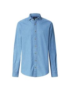 Рубашка на пуговицах классического кроя Hackett London, Blue denim