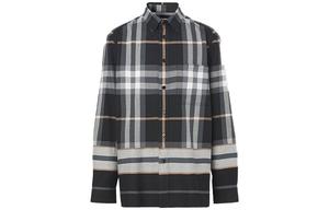 Мужская рубашка Burberry, цвет Black/Gray