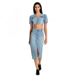 Юбка Lois Jeans 10897 denim skirt, синий