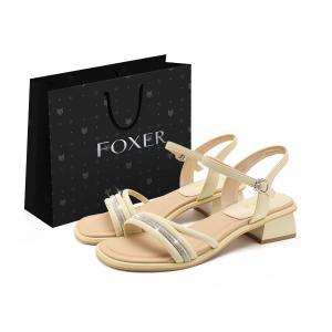 FOXER Женские сандалии на одной застежке зеленые, цвет Green