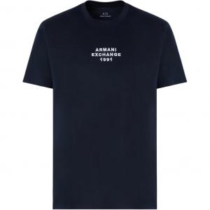 ARMANI EXCHANGE Футболка AE SS25 мужская navy blue