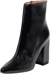 Женские ботильоны Miss Left с заостренным носком, на щиколотку, однотонные, с массивным каблуком, молния сбоку, повседневные рабочие и нарядные туфли, размеры 4-16 US, Black