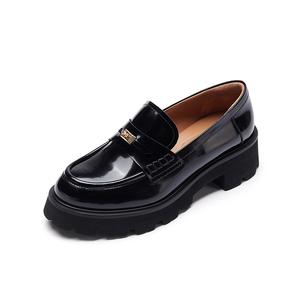 LE SAUNDA Лоферы женские кофе/черный - Black Tile Dia Kurosawa BKB, цвет Black Tile Dia Kurosawa BKB